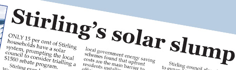 Stirling’s solar slump
