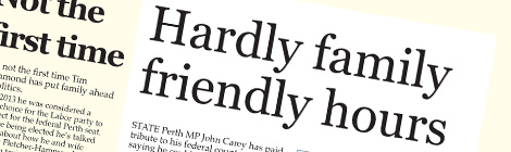 Hardly family friendly&nbsp;hours