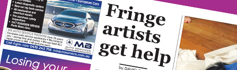 Fringe artists get&nbsp;help