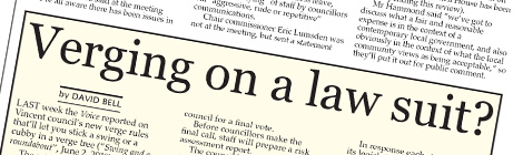 Verging on a law&nbsp;suit?