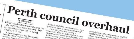 Perth council overhaul