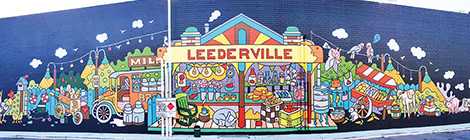 Leedy mega mural
