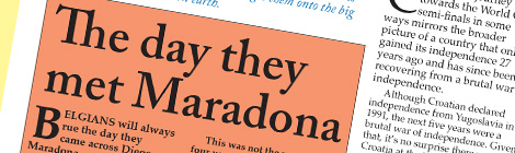 The day they met&nbsp;Maradona