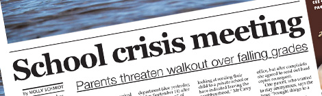 School crisis meeting