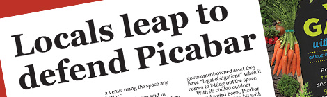 Locals leap to defend&nbsp;Picabar