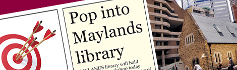 Pop into Maylands&nbsp;library