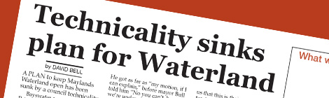 Technicality sinks plan for&nbsp;Waterland