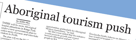 Aboriginal tourism push