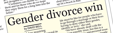 Gender divorce win