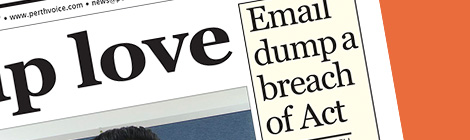 Email dump a breach of Act