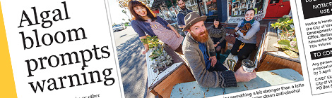 Algal bloom prompts warning