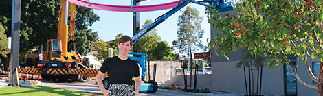 Iconic visual landmark