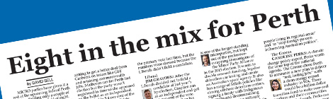 Eight in the mix for Perth