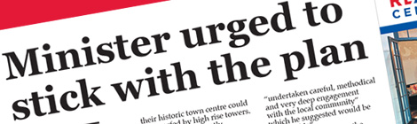 Minister urged to stick with the&nbsp;plan