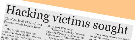 Hacking victims sought