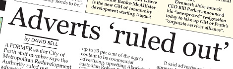 Adverts ‘ruled out’