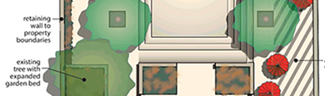 Plaza plan blossoming