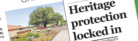 Heritage protection locked&nbsp;in