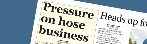 Pressure on hose&nbsp;business