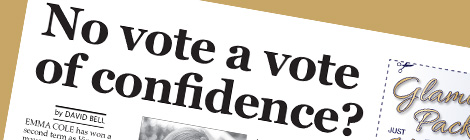 No vote a vote of&nbsp;confidence?