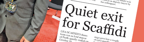 Quiet exit for&nbsp;Scaffidi