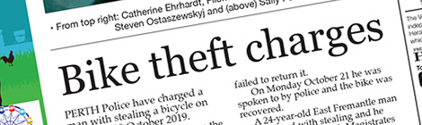 Bike theft charges