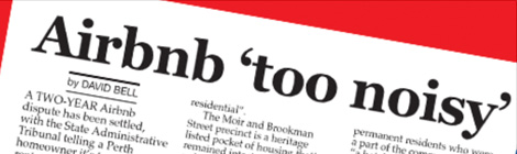 Airbnb ‘too noisy’
