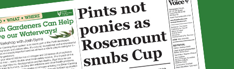 Pints not ponies as Rosemount snubs Cup