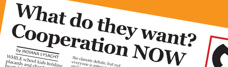 What do they want? Cooperation&nbsp;NOW