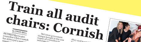 Train all audit chairs: Cornish