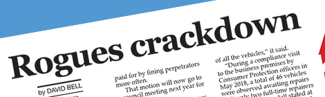 Rogues crackdown