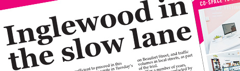 Inglewood in the slow lane