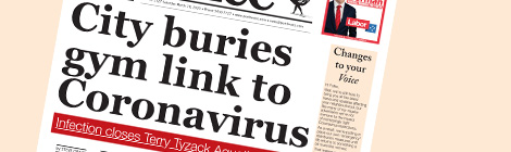 City buries gym link to Coronavirus