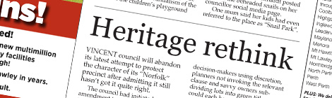 Heritage rethink