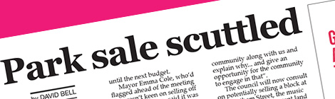 Park sale scuttled