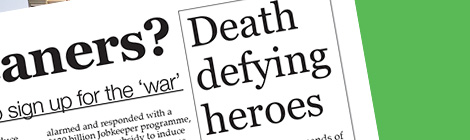 Death defying heroes