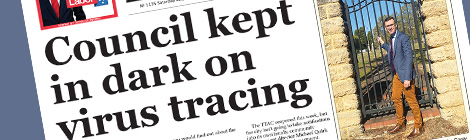 Council kept in dark on virus&nbsp;tracing
