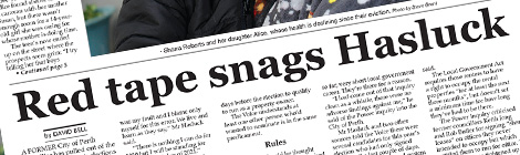Red tape snags&nbsp;Hasluck
