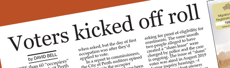 Voters kicked off roll