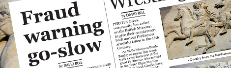 Fraud warning go-slow