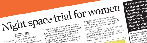 Night space trial for&nbsp;women