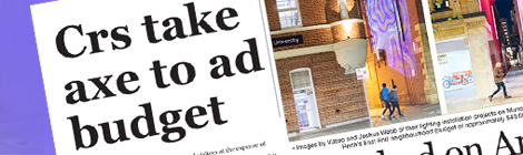 Crs take axe to ad budget