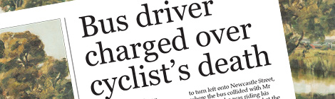 Bus driver charged over cyclist’s death