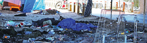 Tent City blaze a death trap