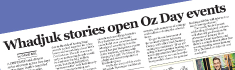 Whadjuk stories open Oz Day&nbsp;events