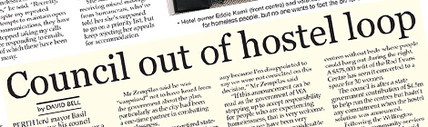 Council out of hostel&nbsp;loop