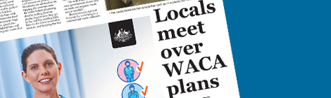 Locals meet over WACA&nbsp;plans