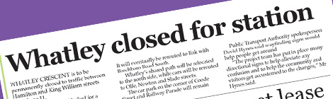 Whatley closed for station