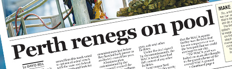 Perth renegs on&nbsp;pool