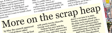 More on the scrap&nbsp;heap